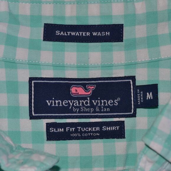 Vineyard Vines Slim Fit Tucker Shirt Button Down Size M - Picture 3 of 4